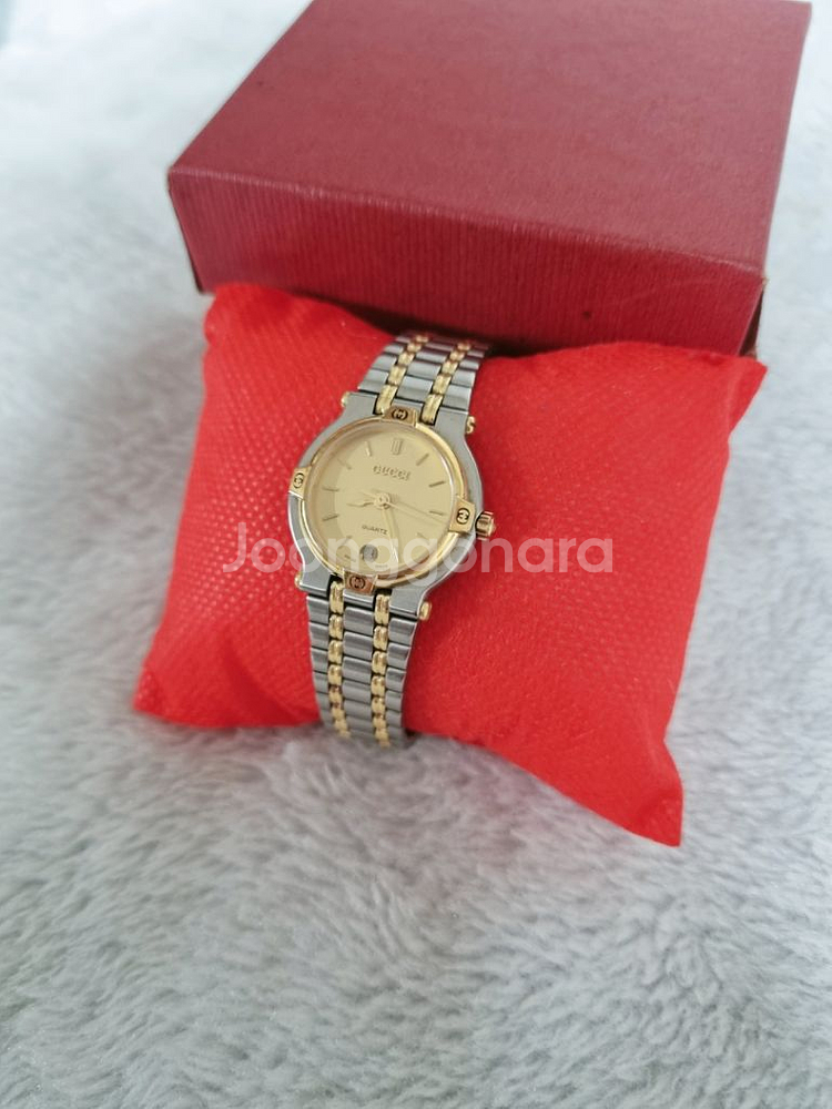 구찌 정품 9000L 골드콤비 여성 명품시계 택포!--1