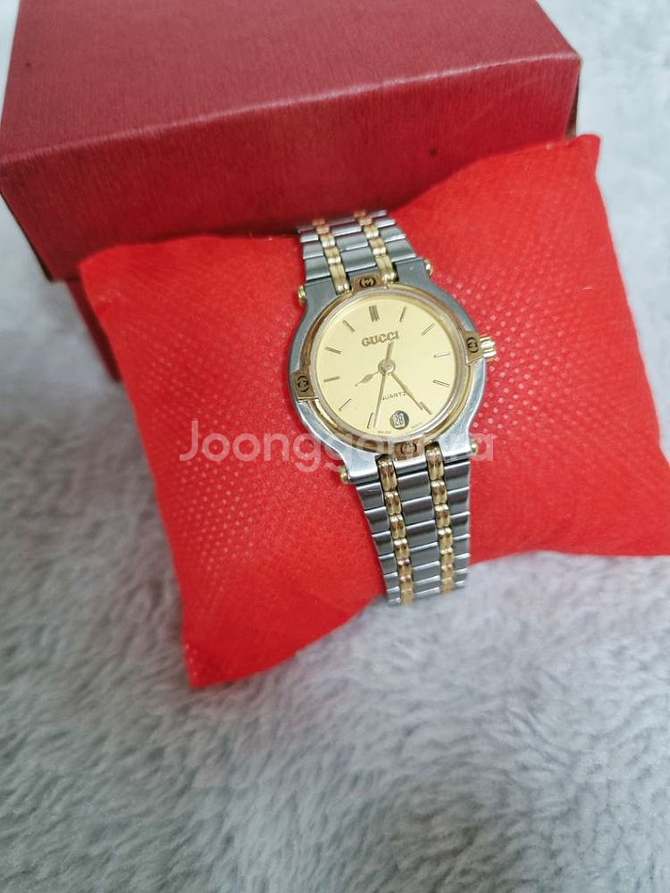구찌 정품 9000L 골드콤비 여성 명품시계 택포!--2