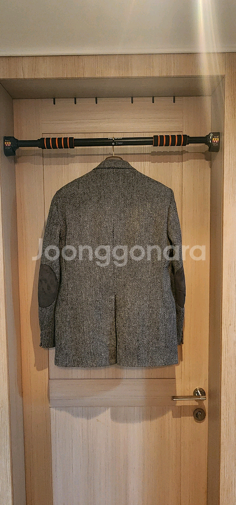 그레이 헤링본 트위드자켓 L--1