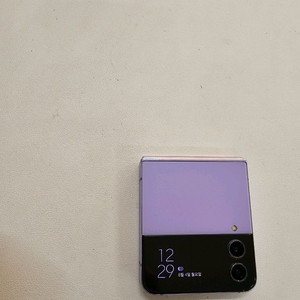 갤럭시 Z플립4 라벤더 무잔상