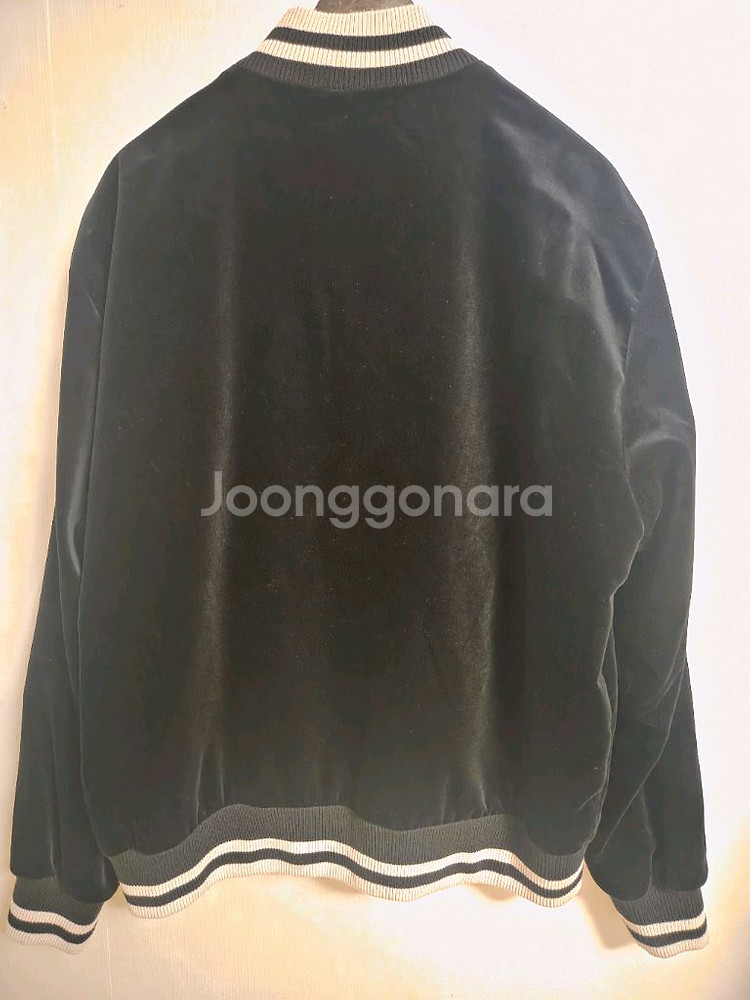 유스 벨벳 트랙자켓 블랙 M--2