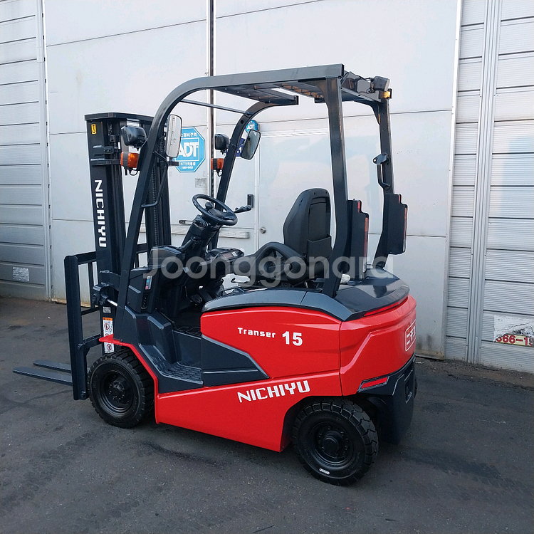 니찌유 전동지게차 1.5톤 사이드쉬프트 장착 2020년식--2