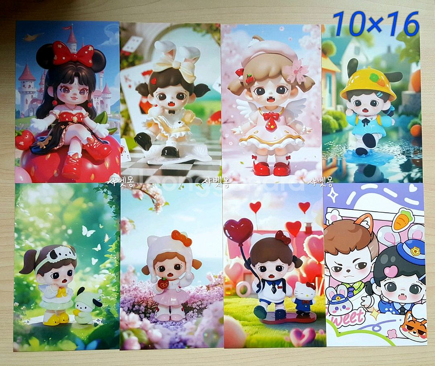 산리오 짱구 세일러문 포카대지 다꾸 인테리어사진--5