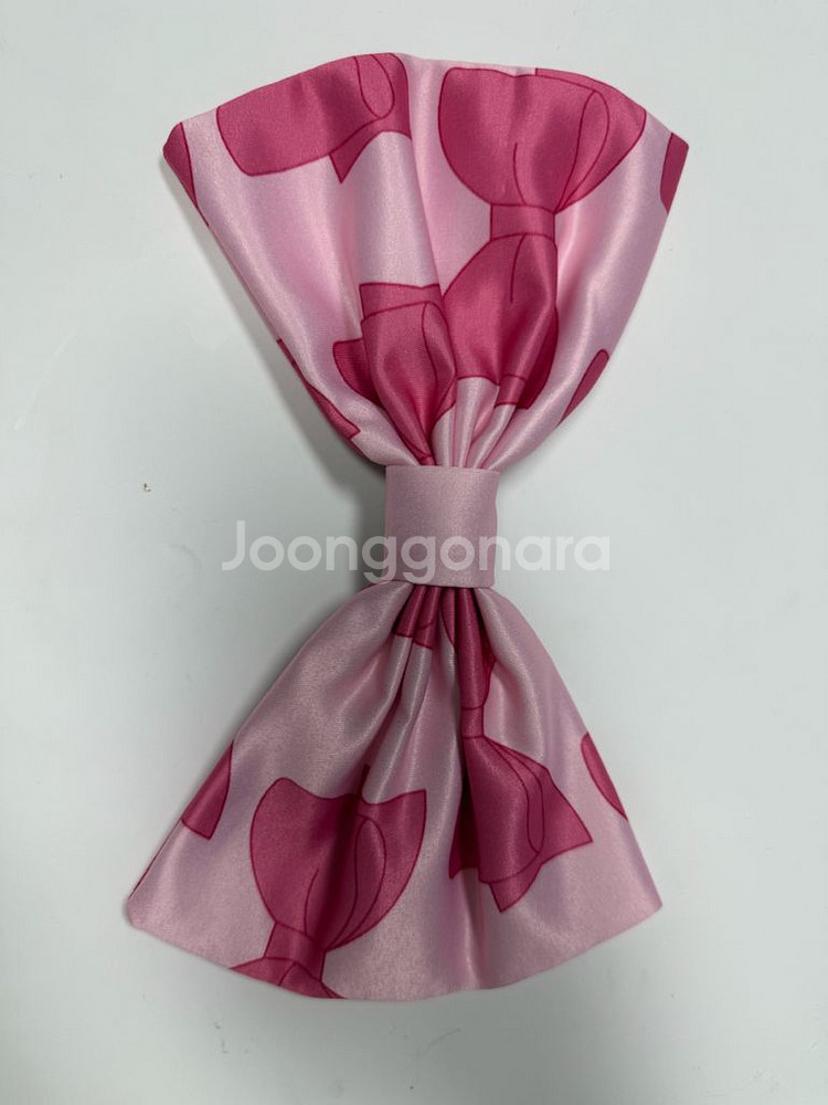 주주아뜰리에 리본 패턴 원피스--3