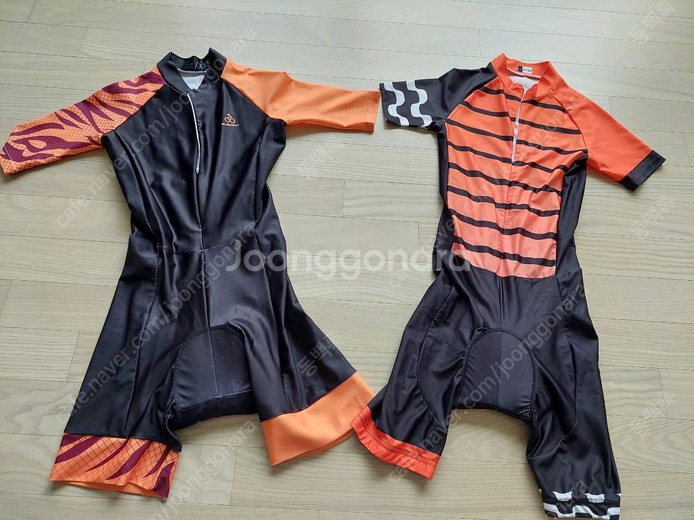 자전거의유 스킨슈트 반팔져지 패드바지 라이딩웨어--6