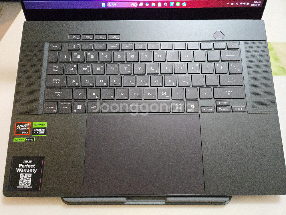 제피러스 G16 HX 370/4070 신품급 3tb 팝니다--1