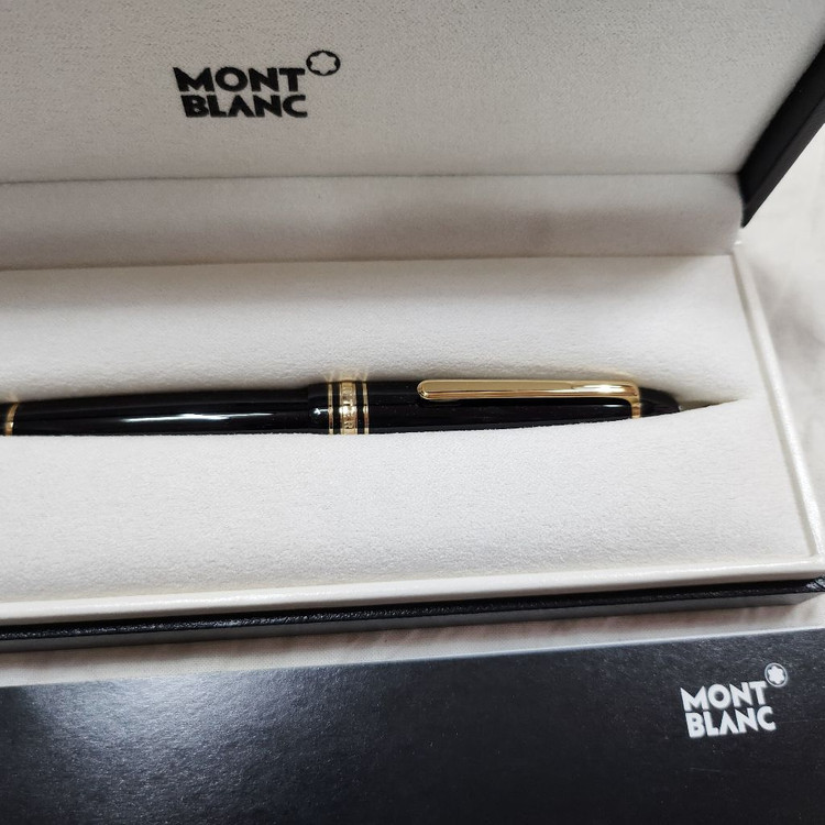 몽블랑 마이스터스튁 골드 코팅 르그랑 만년필 146 F 이미지