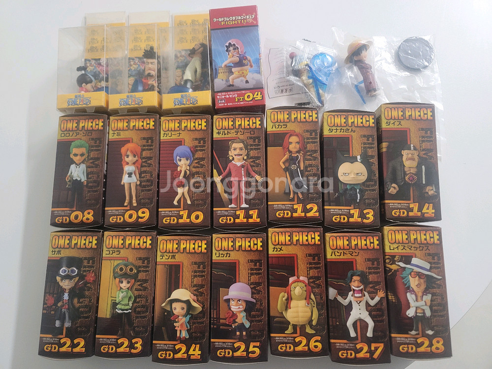 원피스 캐릭터 피규어 GD 시리즈 세트--0