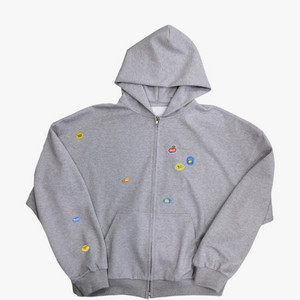 미시착새상품 1사이즈)) 논노드 젠 마켓 집 후드 그레이