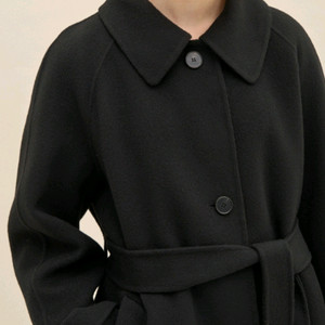 한섬 SJSJ 캐시미어 블렌드 백 플랩 코트/55