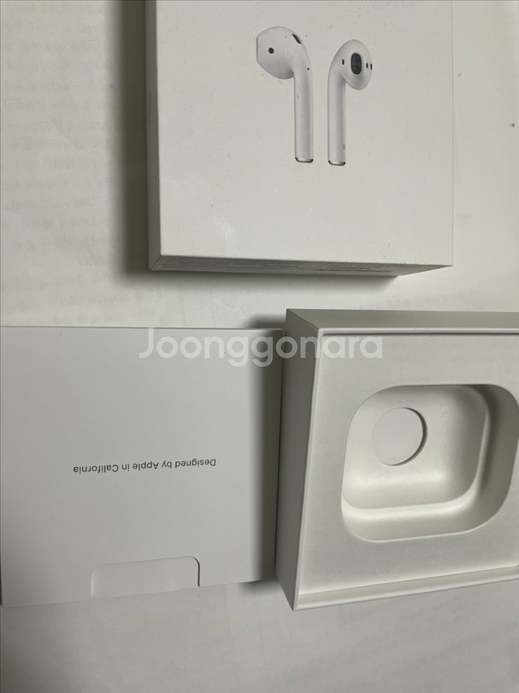 애플 에어팟 2세대 박스--0