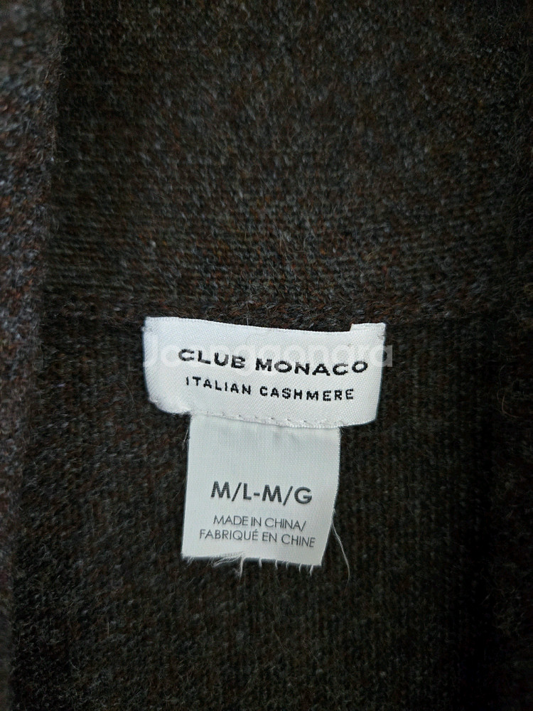 클럽모나코 캐시미어 숄 가디건--4