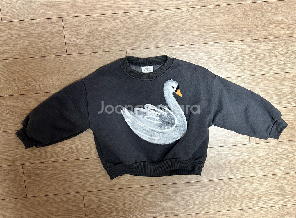 자라 유아 기모 맨투맨 92cm--0