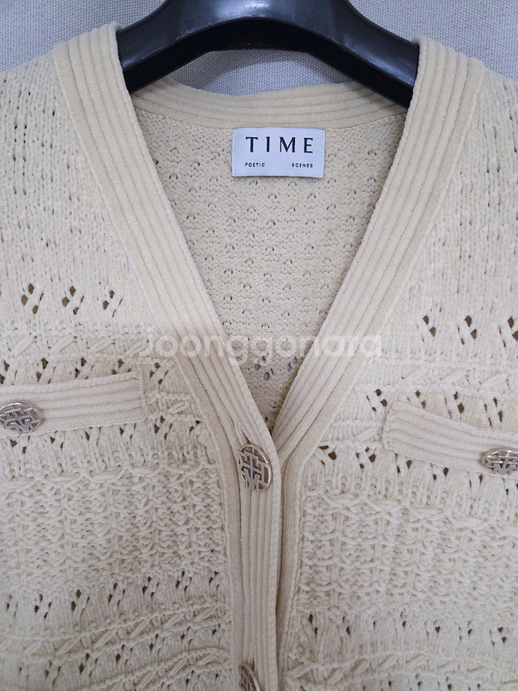 타임 벨벳 크로셰 가디건 (랑방,마인,타임,더캐시미어)--5
