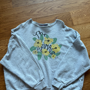 타오 플라워 프린트 맨투맨 10사이즈