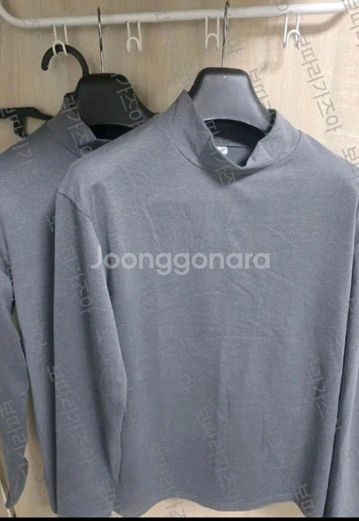 나인제트 머슬핏 하이넥 긴팔티 NFHT1--0