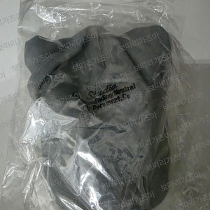 에잇세컨즈 코튼 자수 5각 볼캡 그레이 미개봉