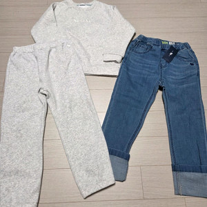 블루독 120 상하세트, 청바지(새상품)