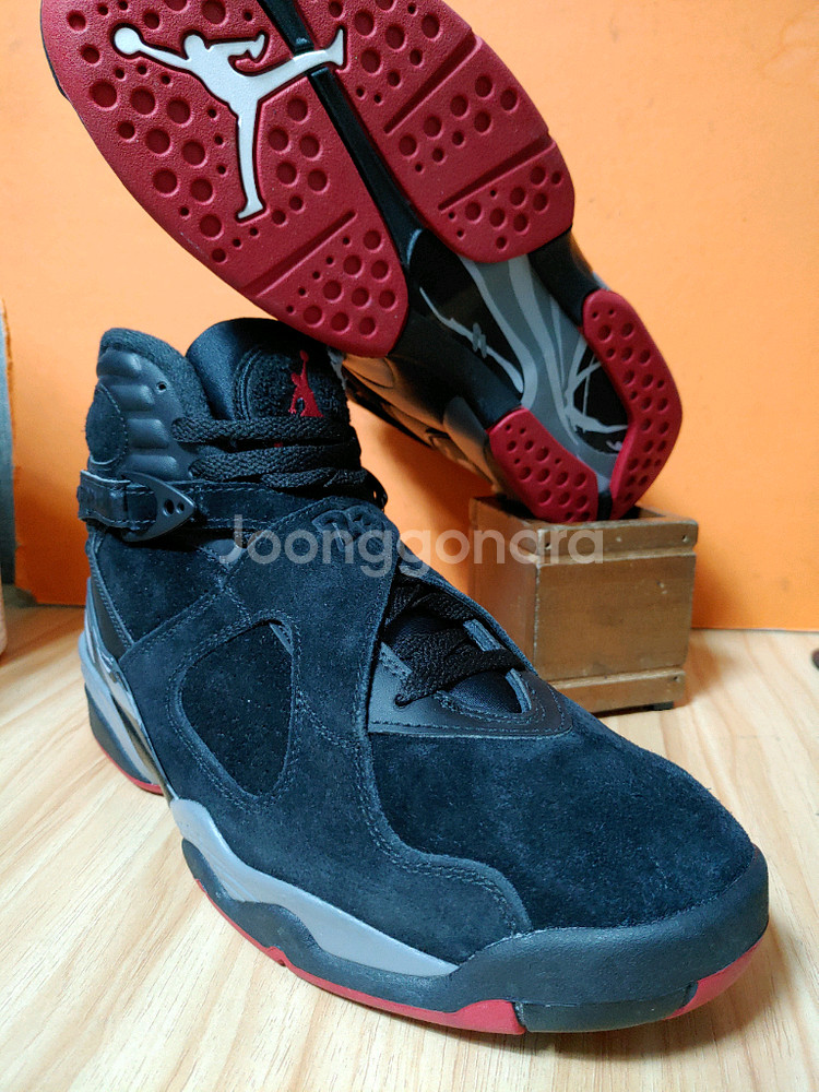 (미사용)나이키 조던8레트로 브레드(US9표기270추천사이즈265)--2