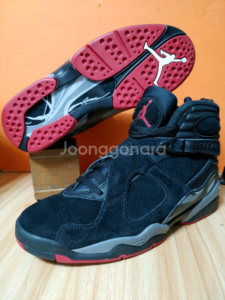 (미사용)나이키 조던8레트로 브레드(US9표기270추천사이즈265)--0