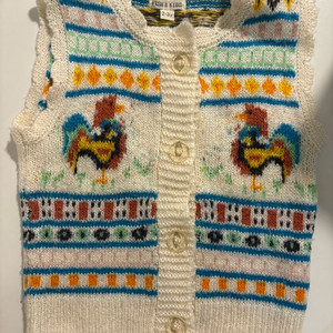 피쉬앤키즈 니트 베스트 2-3y