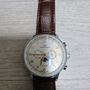 IWC 스타일 크로노그래프 시계