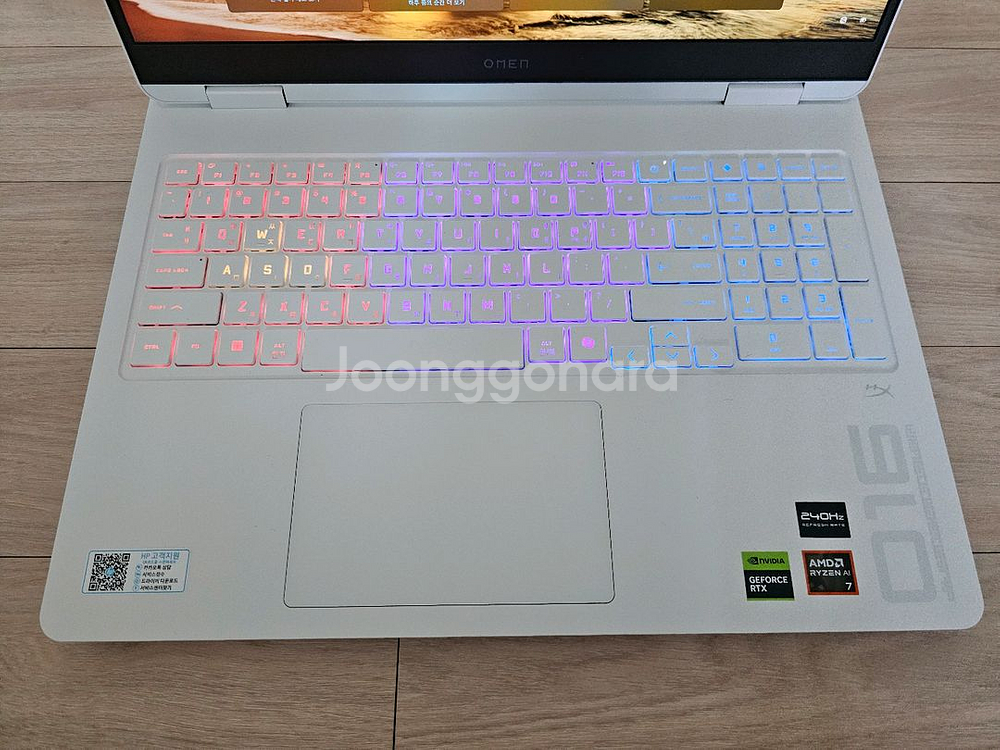 오멘 게미밍노트북 25년 RTX5060 32GB 라이젠7--4