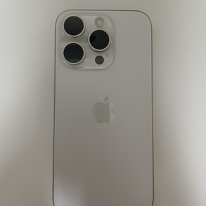 아이폰 15 프로 1테라 화이트 티타늄 (배터리 100%)