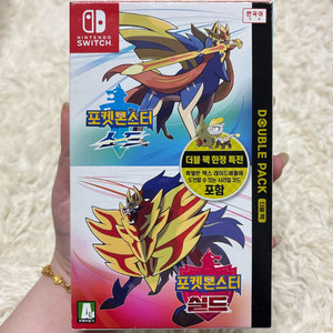 닌텐도 스위치 게임칩 포켓몬스터 소드/실드 더블팩