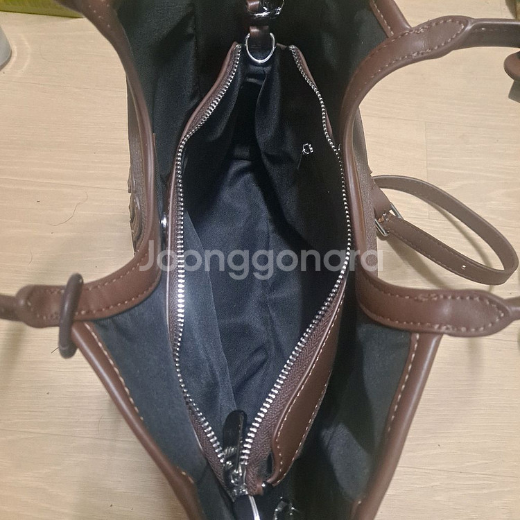 min min 여성 토트백/ 크로스백/ 갈색--2