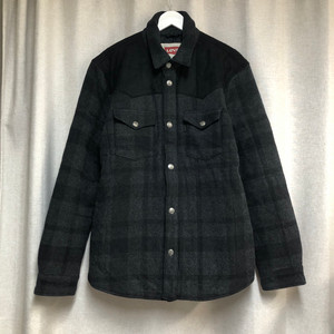 리바이스 울 체크 웨스턴 퀼팅 패딩 자켓 (L)