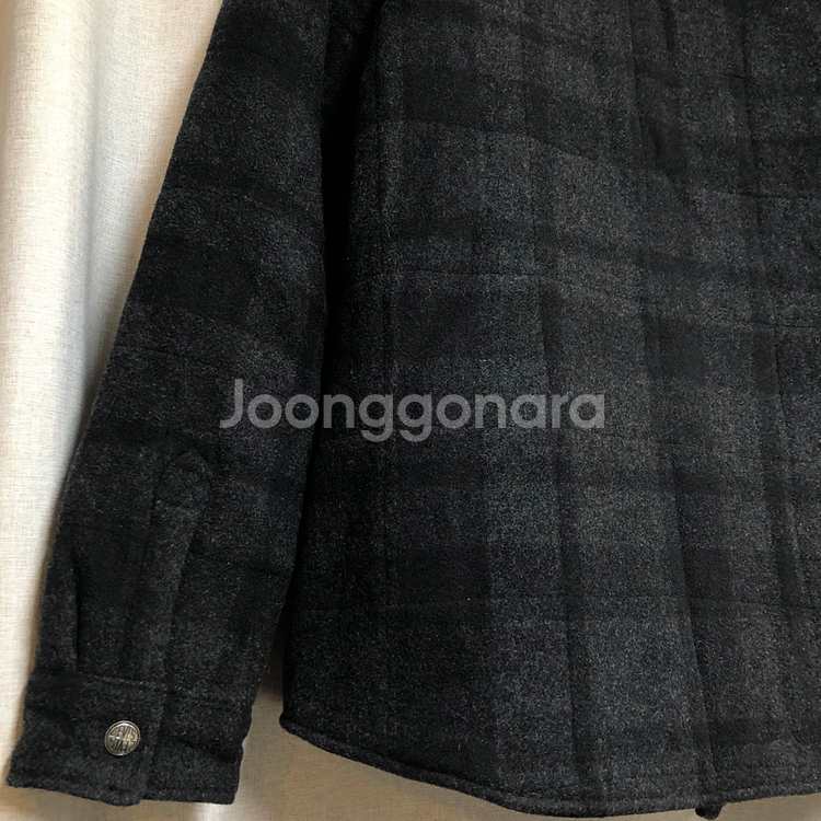 리바이스 울 체크 웨스턴 퀼팅 패딩 자켓 (L)--6