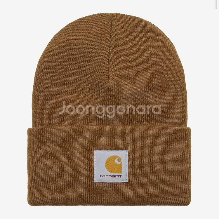 칼하트 비니 토들러사이즈 브라운--1