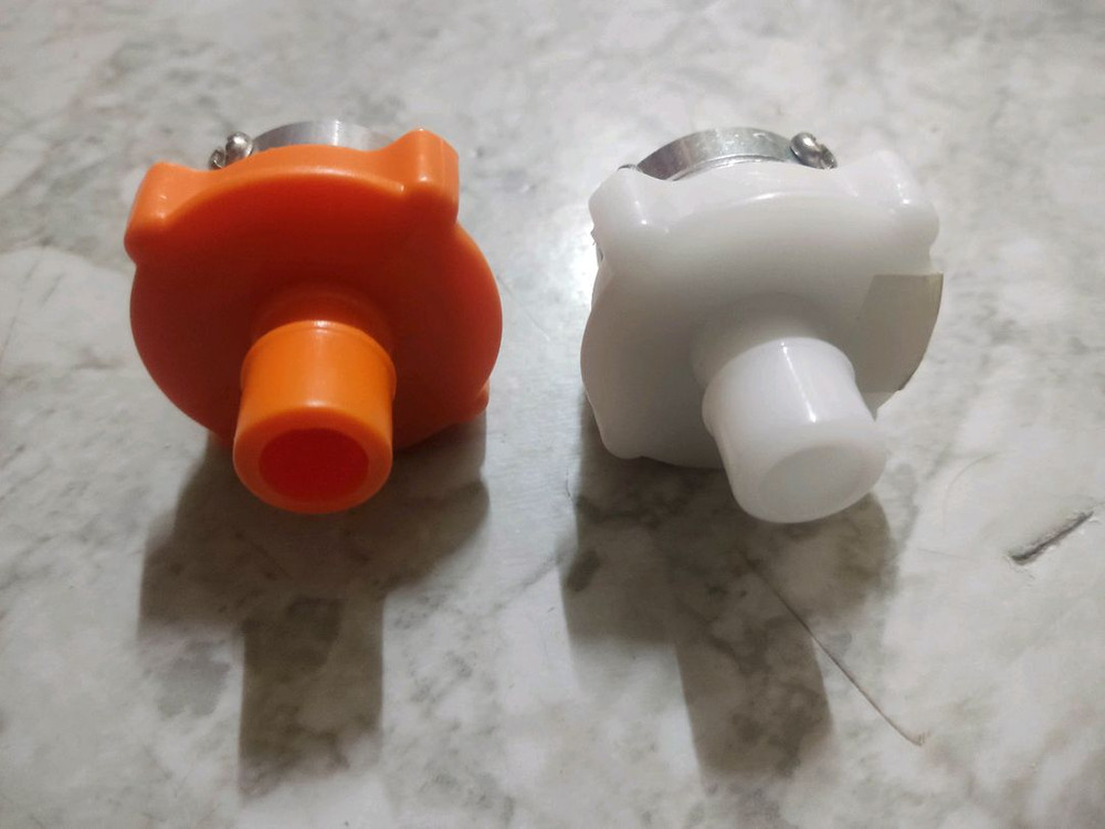 세탁기 급수 호스 캡 수도꼭지 연결 아답터--2