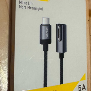 신품 맥북 Essager 맥세이프3 140W 2mC타입 케이블