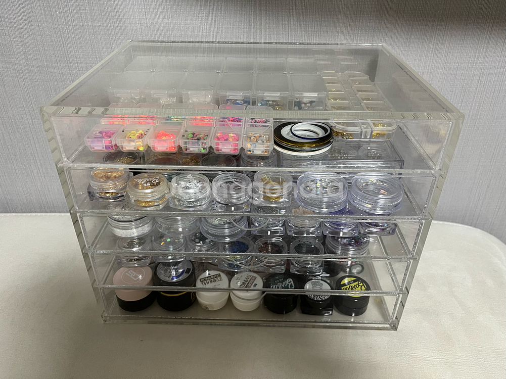 젤네일 재료 일괄 (스와로브스키 스톤, 파츠, 스티커, 글리터 등)--0