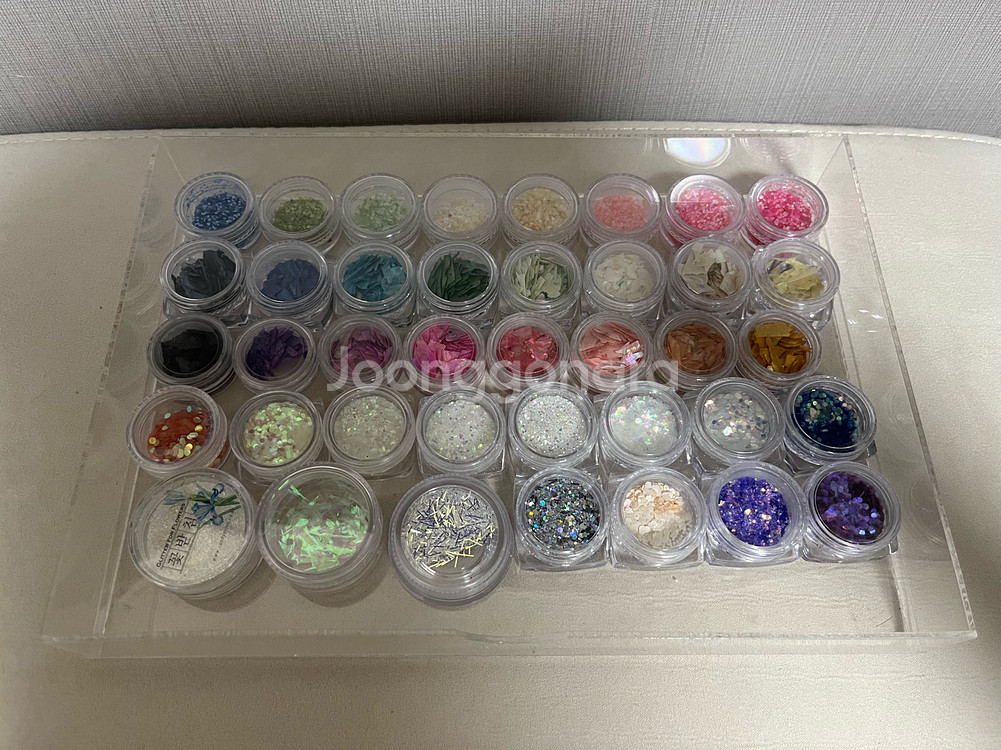 젤네일 재료 일괄 (스와로브스키 스톤, 파츠, 스티커, 글리터 등)--3