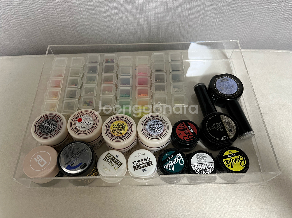 젤네일 재료 일괄 (스와로브스키 스톤, 파츠, 스티커, 글리터 등)--5