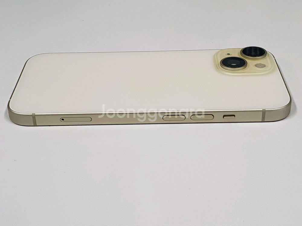 아이폰15 128기가 옐로우 배터리 98% 신품급--6