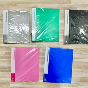 알파, 컬러 클리어파일, A4, 20매, 일괄판매