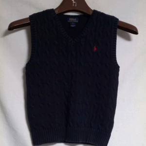 키즈 폴로 니트 조끼 7Y