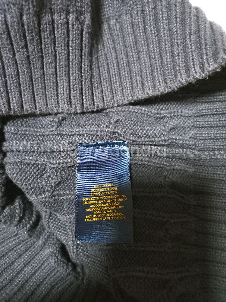 키즈 폴로 니트 조끼 7Y--4