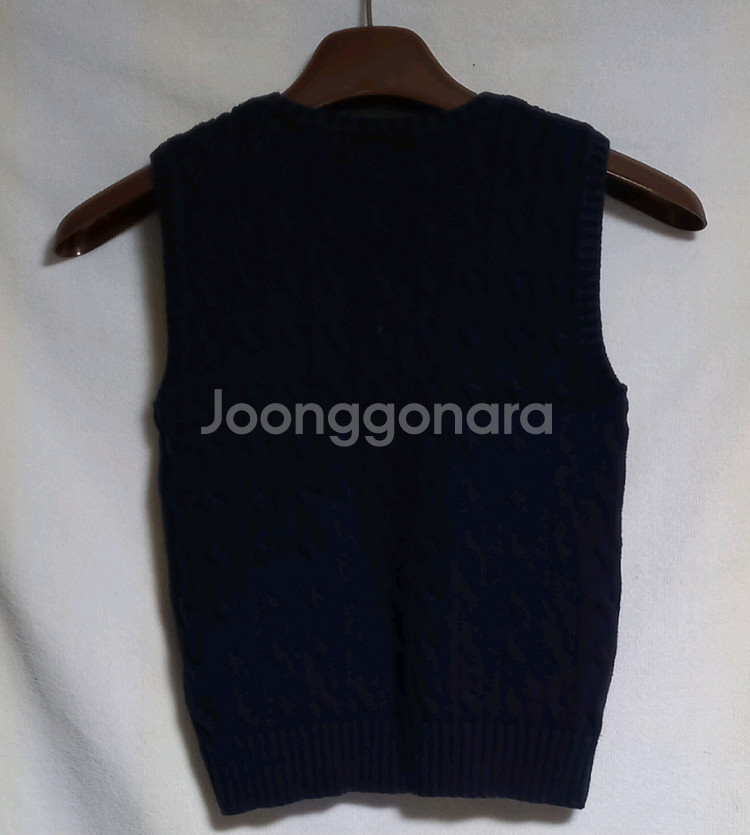 키즈 폴로 니트 조끼 7Y--1