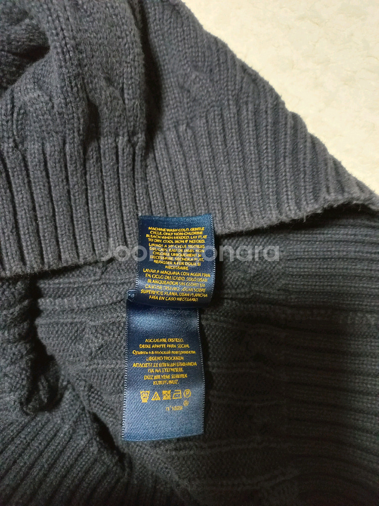 키즈 폴로 니트 조끼 7Y--5