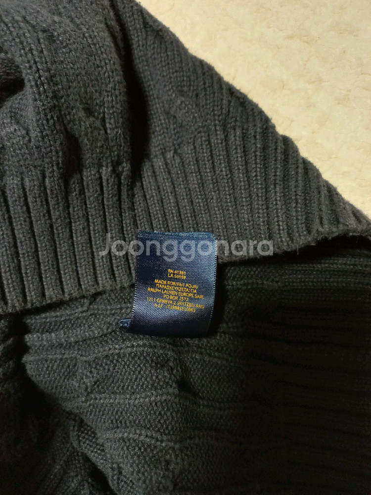 키즈 폴로 니트 조끼 7Y--6