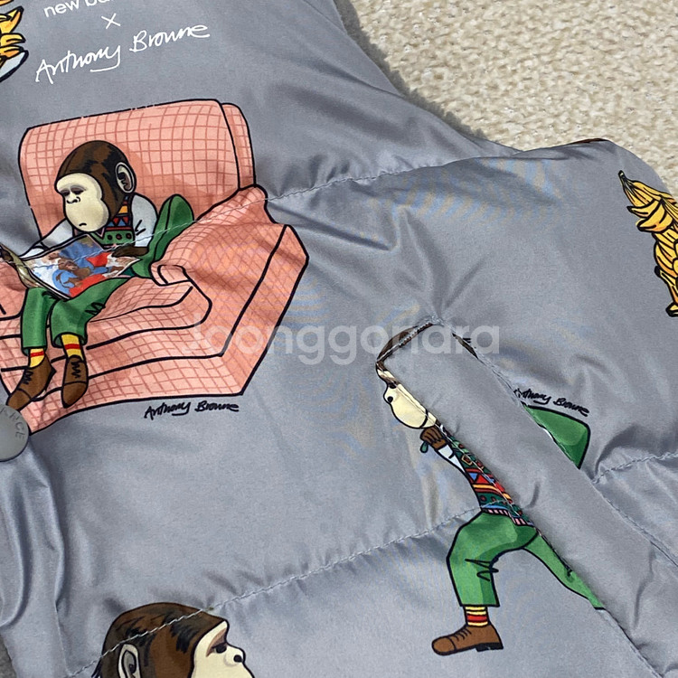 뉴발란스 키즈 앤서니브라운 리버시블 양면 패딩조끼 120--1