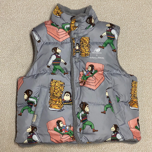 뉴발란스 키즈 앤서니브라운 리버시블 양면 패딩조끼 120