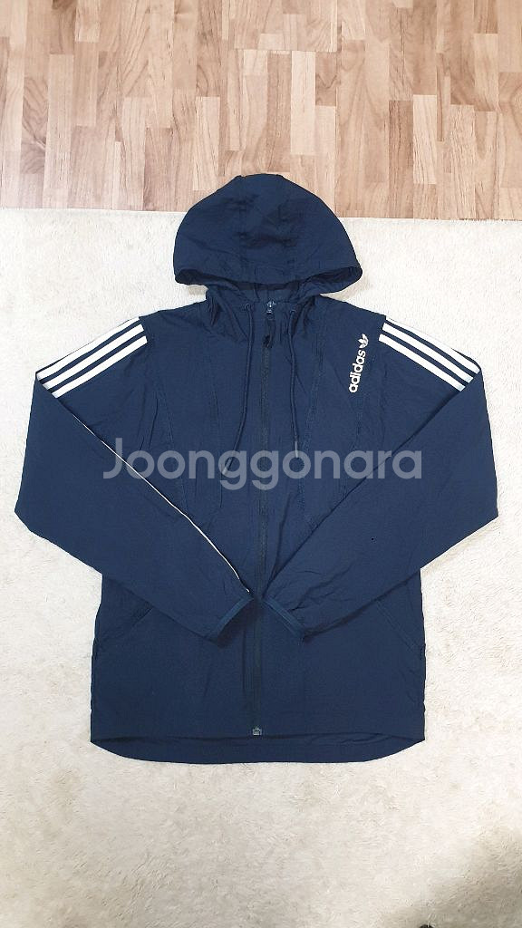[여성55] 정품 아디다스 후드 경량점퍼 상태굿 무배--0