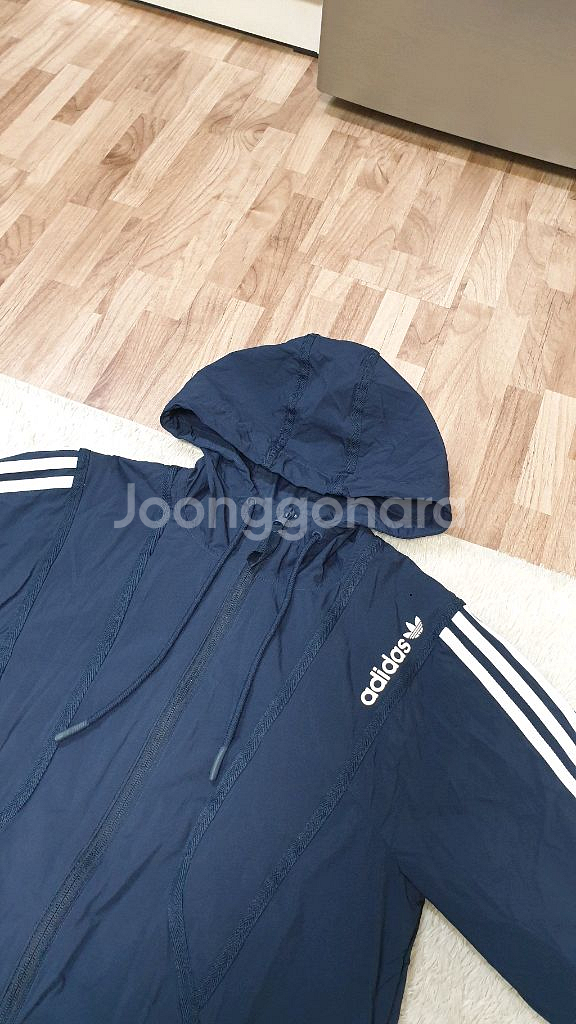 [여성55] 정품 아디다스 후드 경량점퍼 상태굿 무배--1