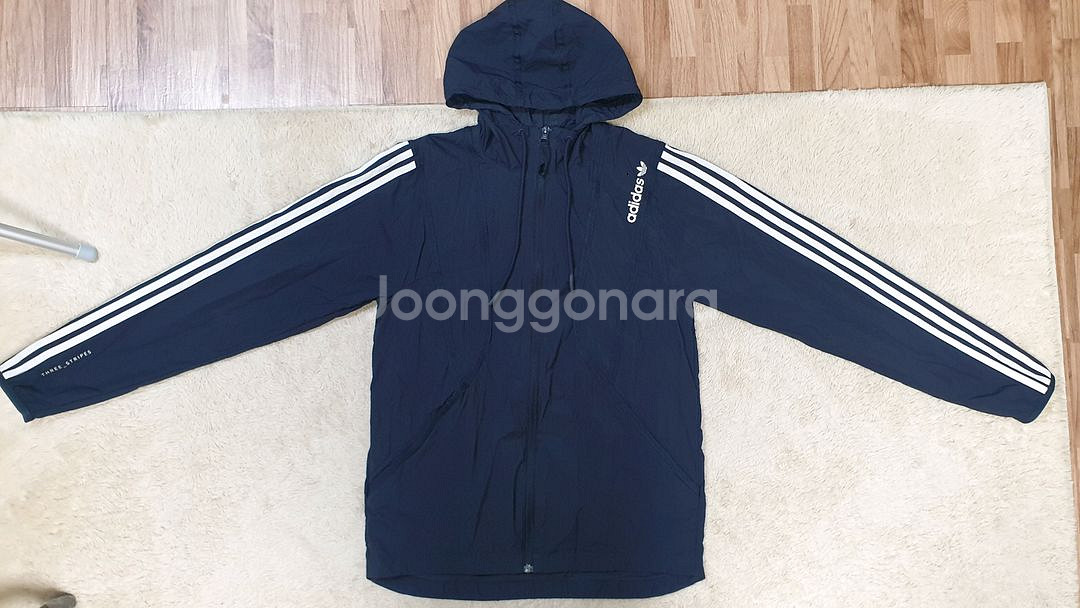 [여성55] 정품 아디다스 후드 경량점퍼 상태굿 무배--2